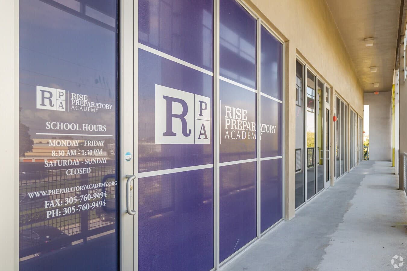 Rise Preparatory Academy building exterior, Cutler Bay FL